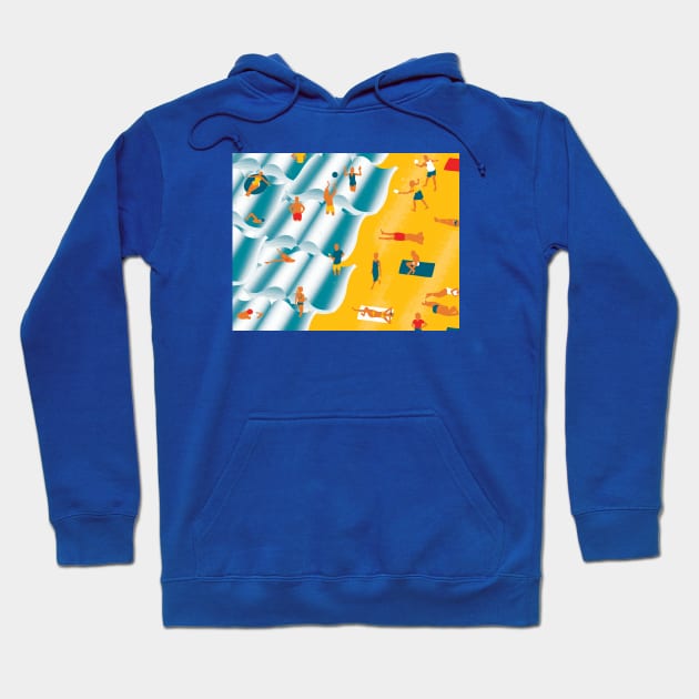 Summer reading amend Hoodie by Neil Webb | Illustrator